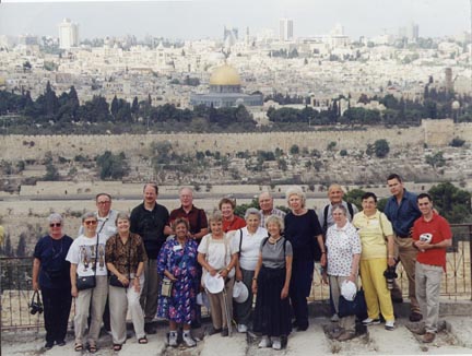 Fr. James Kelly in Jerusalem